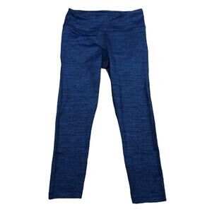 OUTDOOR VOICES Navy Blue Space Dye Tech Leggings Workout‎ Gym Size Small Cropped